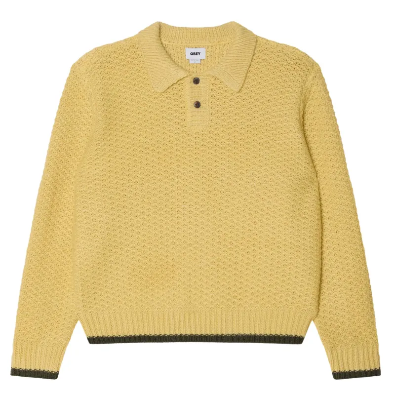 OBEY LORETO POLO SWEATER