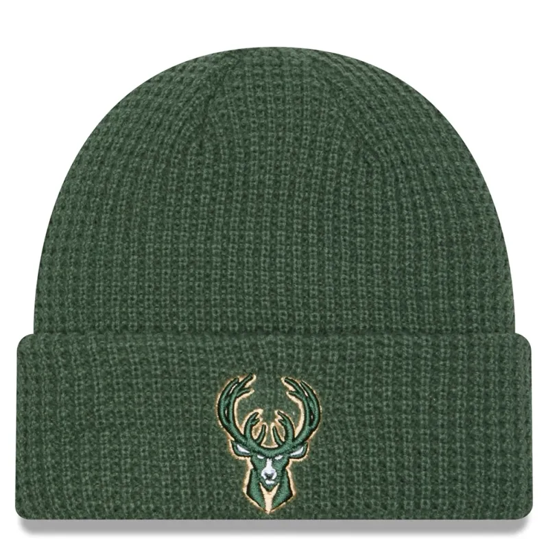 NEW ERA MILWAUKEE BUCKS WAFFLE KNIT BEANIE