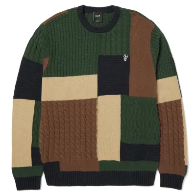 HUF COLUMBIA CABLE SWEATER