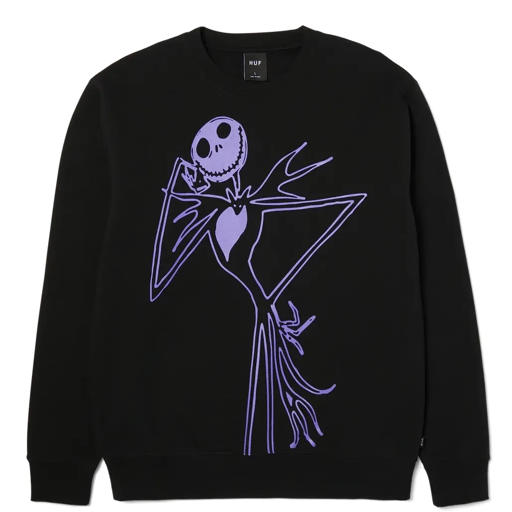 HUF JACK SKELLINGTON CREWNECK SWEATSHIRT