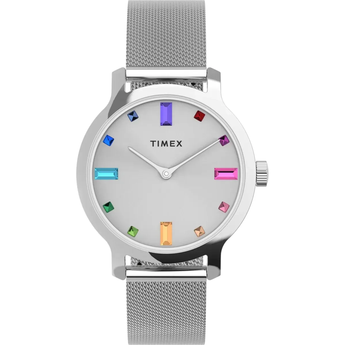 TIMEX WOMEN&#39;S TRANSCEND 31MM STAINLESS STEEL MESH BAND WATCH