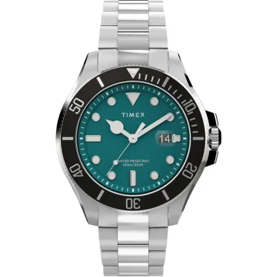 TIMEX HARBORSIDE COAST 43MM STAINLESS STEEL WATCH