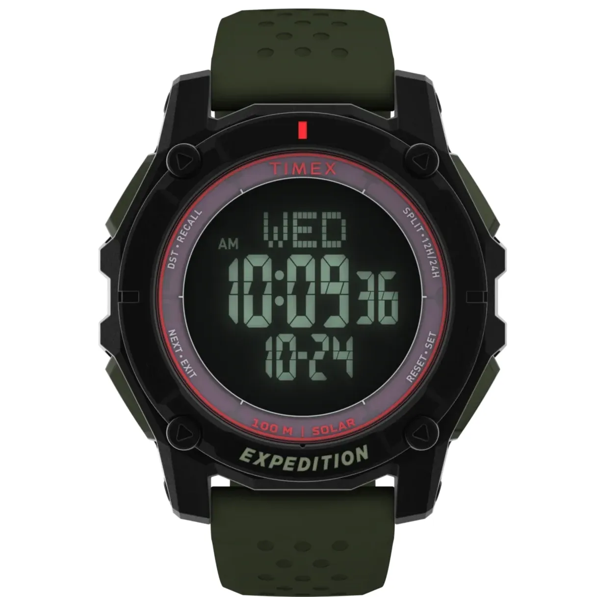 TIMEX EXPEDITION RIDGE SOLAR 49MM SILICONE STRAP WATCH