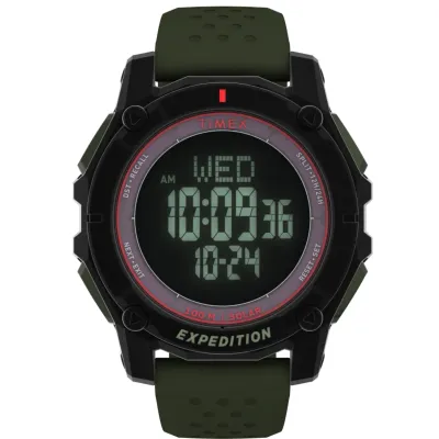 TIMEX EXPEDITION RIDGE SOLAR 49MM SILICONE STRAP WATCH
