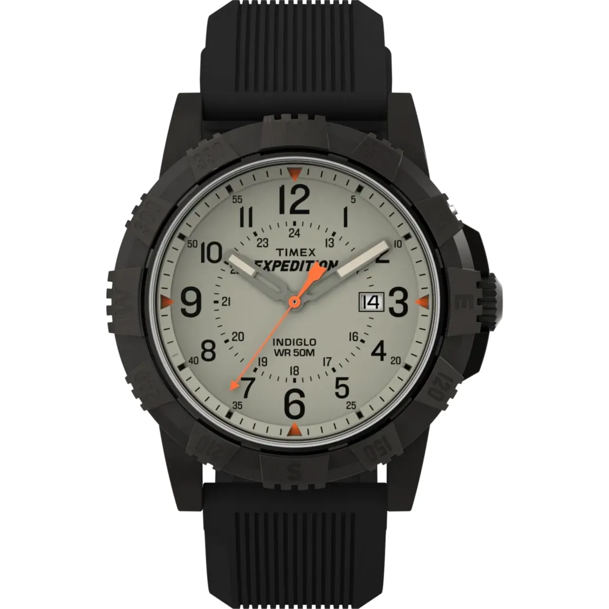 TIMEX EXPEDITION RIDGE 43MM SILICONE BAND WATCH