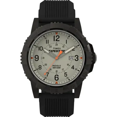TIMEX EXPEDITION RIDGE 43MM SILICONE BAND WATCH