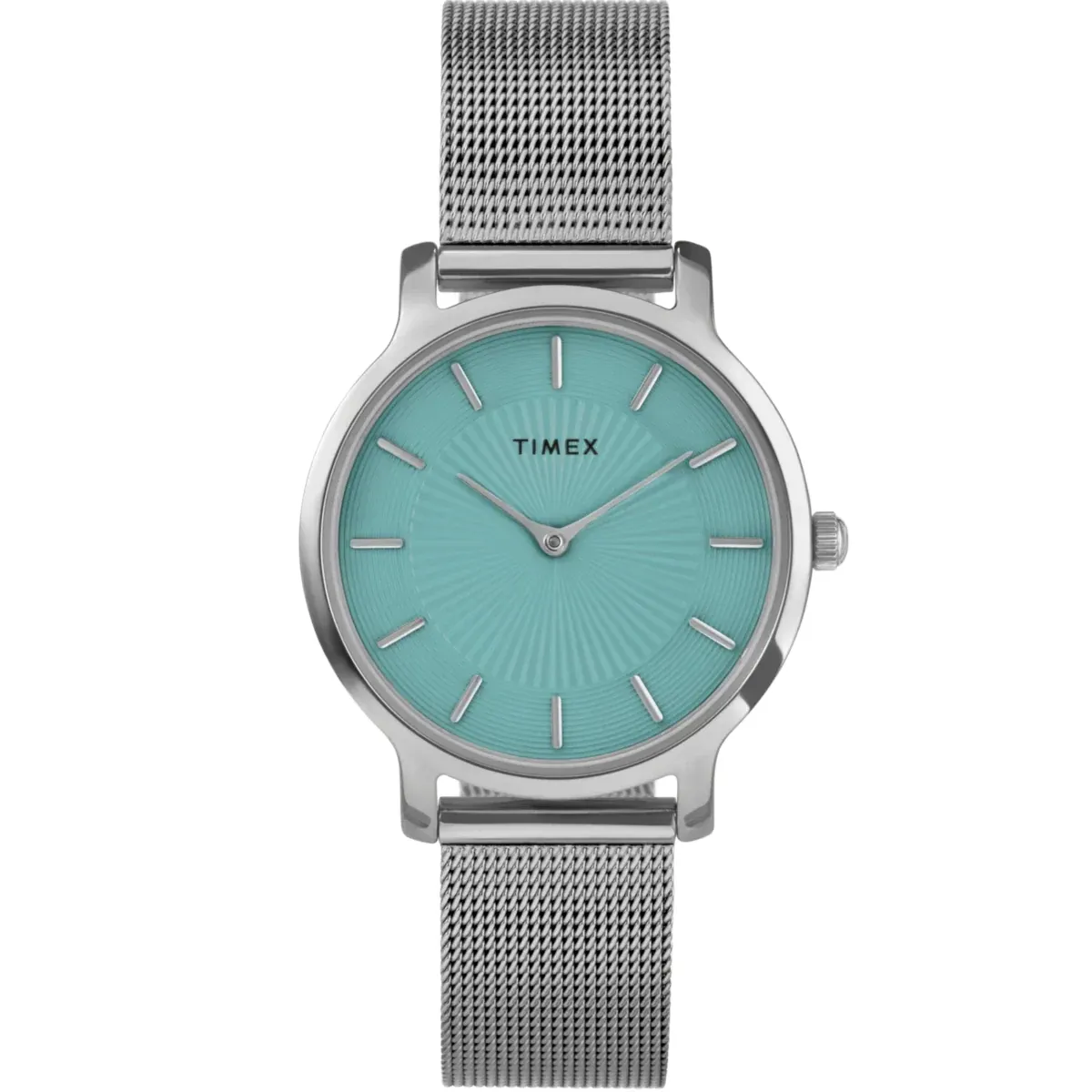 TIMEX WOMEN&#39;S TRANSCEND 34MM STAINLESS STEEL MESH BAND WATCH