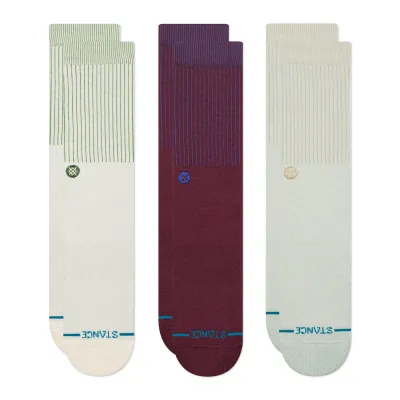 STANCE ICON POP 3-PACK CREW SOCKS
