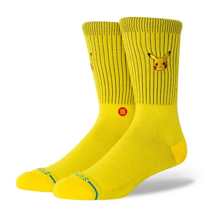 STANCE X POKEMON PIKACHU CREW SOCKS