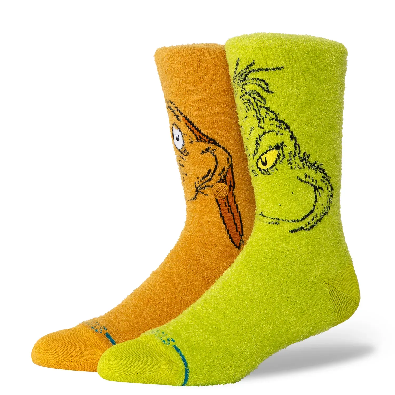 STANCE X GRINCH FUZZY CREW SOCKS