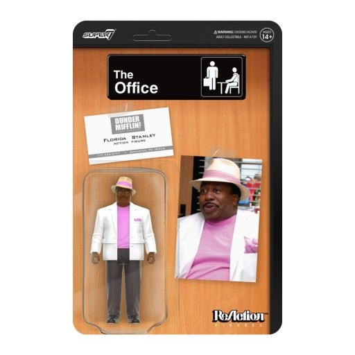 SUPER 7 THE OFFICE REACTION FIGURE WAVE 2 - STANLEY HUDSON (FLORIDA), Color: NA, Size: OS