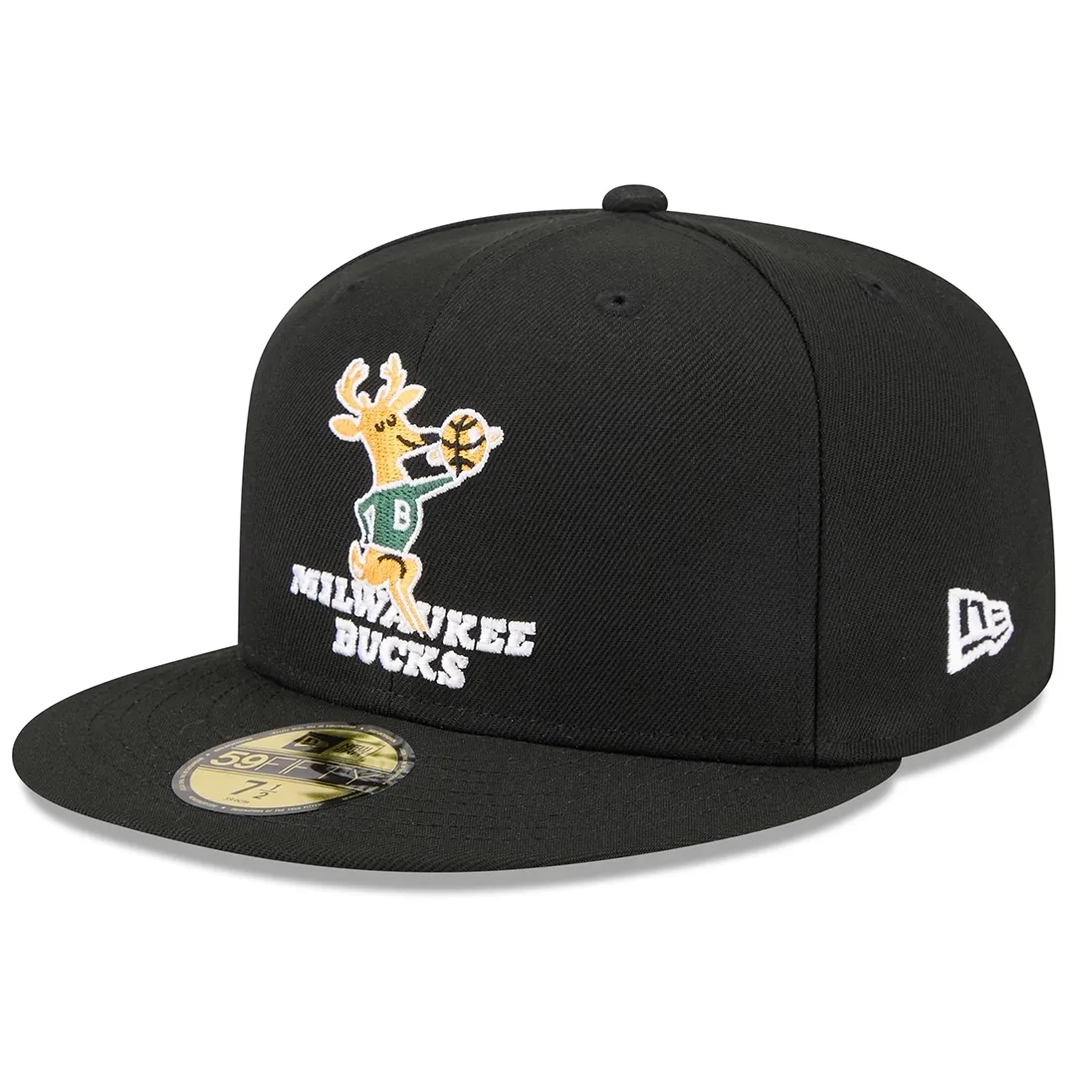 NEW ERA MILWAUKEE BUCKS BANGO BASIC 59FIFTY FITTED HAT