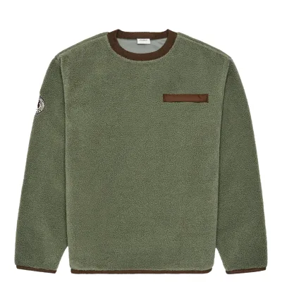 MALBON GOLF HUDSON SHERPA CREWNECK