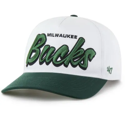 &#39;47 BRAND MILWAUKEE BUCKS DROP SHADOW HITCH SNAPBACK HAT