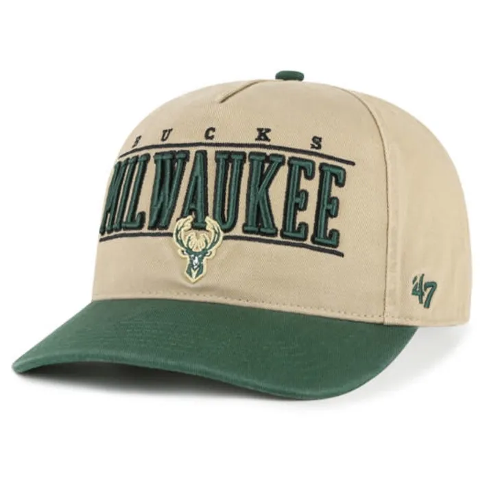 &#39;47 BRAND MILWAUKEE BUCKS CITY LINE HITCH SNAPBACK HAT