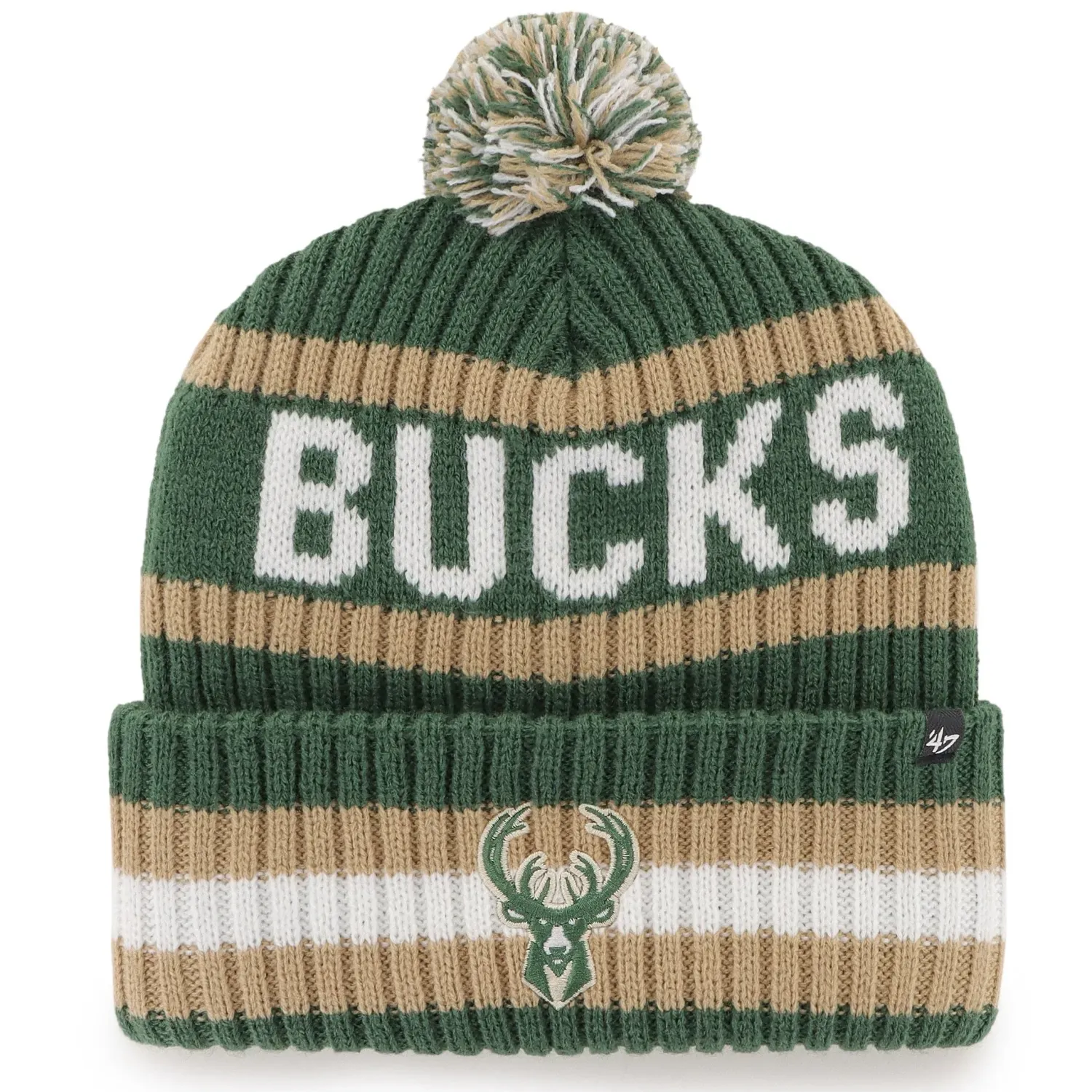 &#39;47 BRAND MILWAUKEE BUCKS BERING CUFF BEANIE