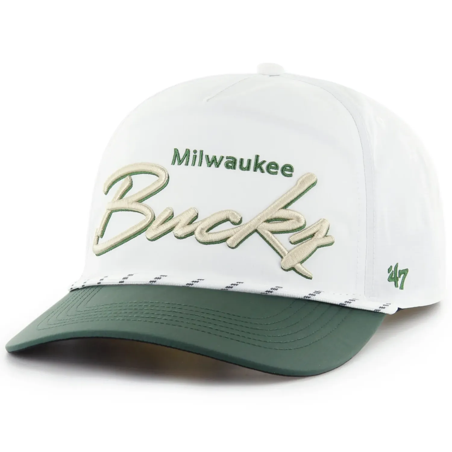 &#39;47 BRAND MILWAUKEE BUCKS CHAMBERLAIN HITCH SNAPBACK HAT