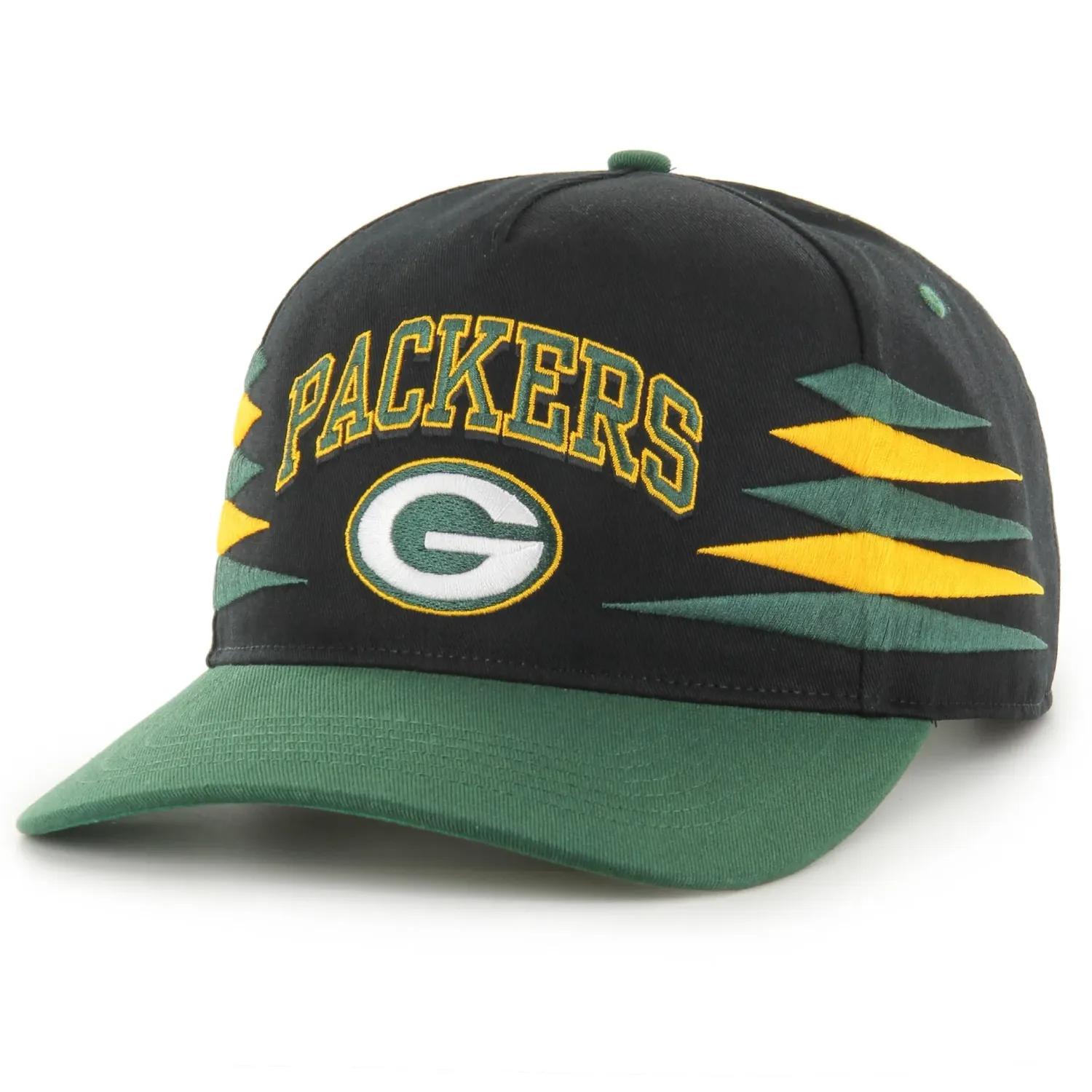 &#39;47 BRAND GREEN BAY PACKERS DIAMOND CUT HITCH SNAPBACK HAT