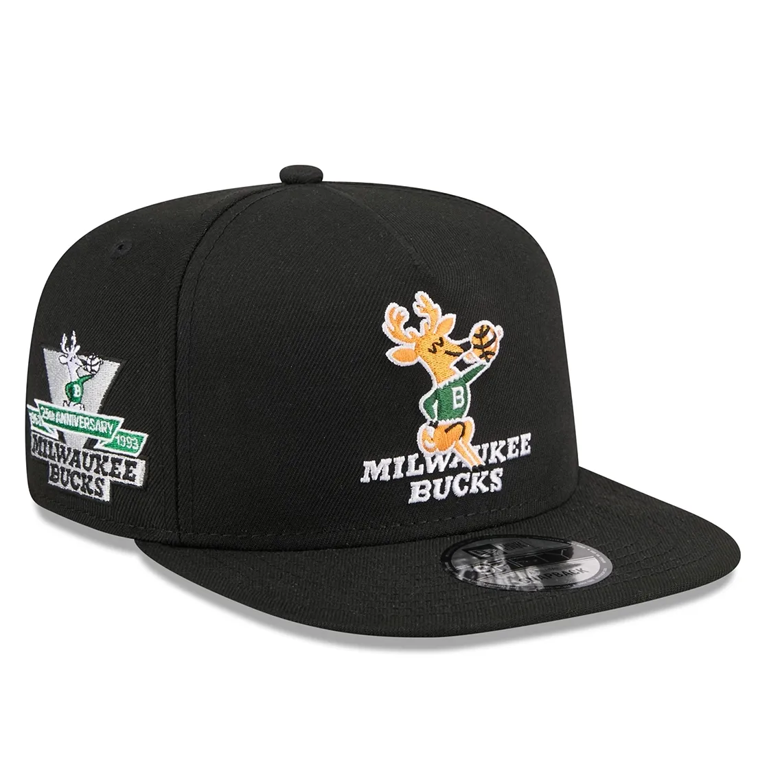 NEW ERA MILWAUKEE BUCKS BANGO 25TH ANNIVERSARY 9FIFTY A-FRAME SNAPBACK HAT