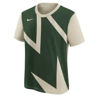 NIKE MILWAUKEE BUCKS CITY EDITION LARGE LOGO MAX90 TEE