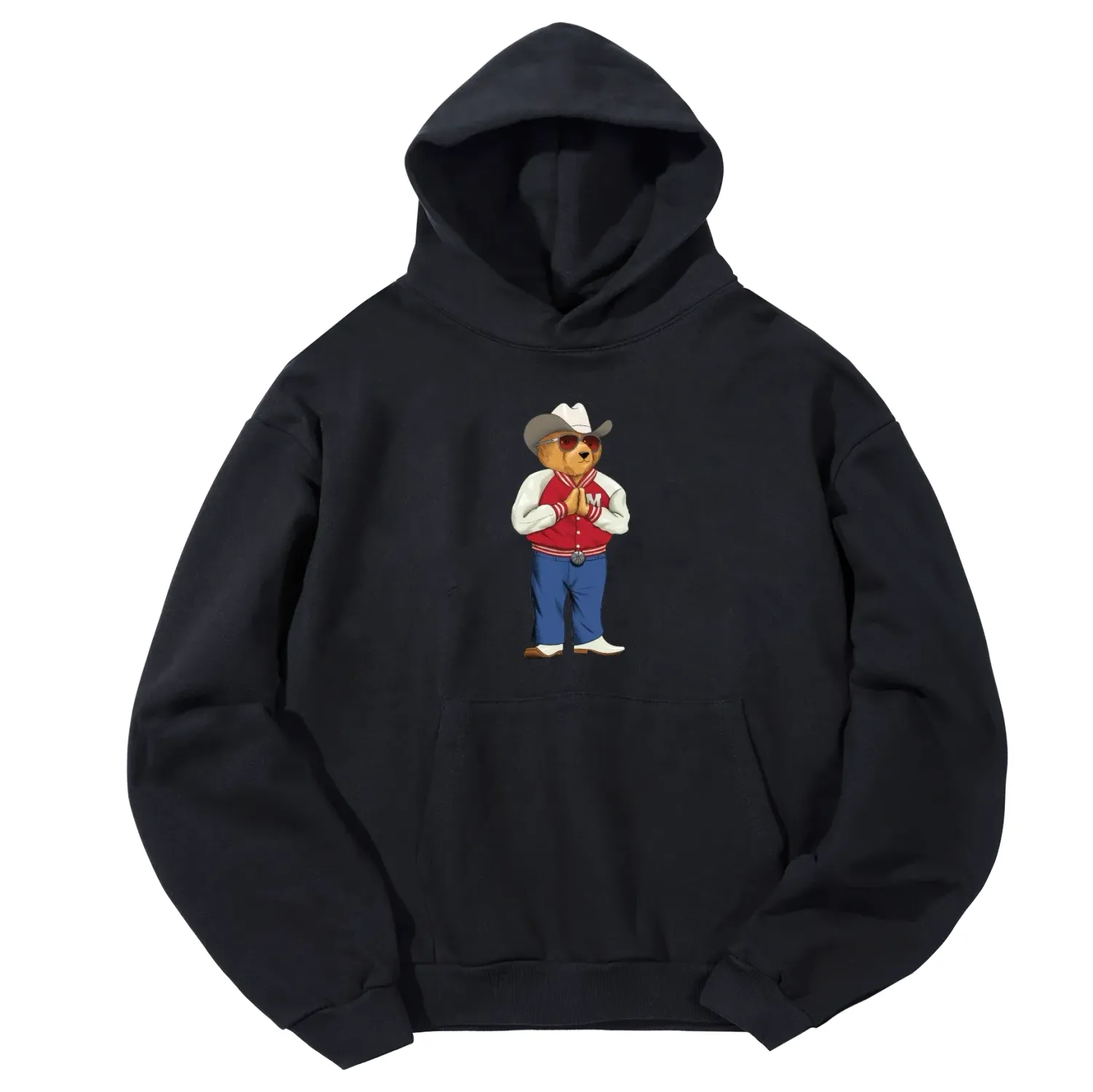 MARKET HEE-HAW BEAR PULLOVER HOODIE