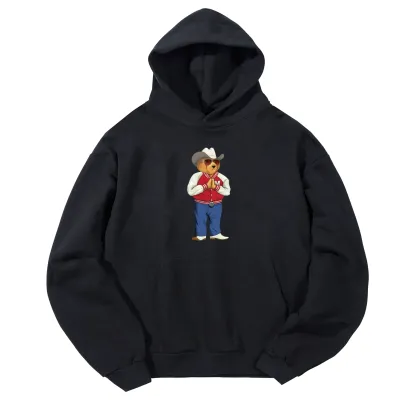 MARKET HEE-HAW BEAR PULLOVER HOODIE