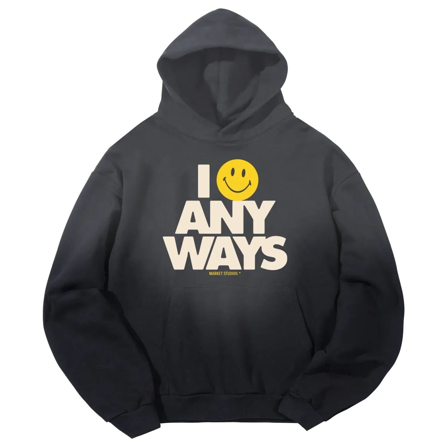 MARKET SMILE ANYWAYS PULLOVER HOODIE