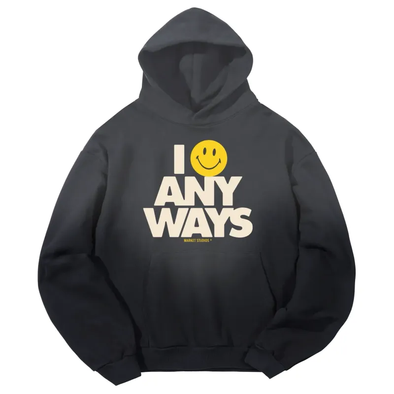 MARKET SMILE ANYWAYS PULLOVER HOODIE 