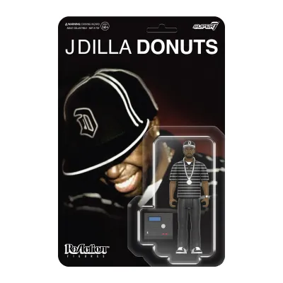 SUPER7 J DILLA REACTION FIGURE - DONUTS - SMILE ALBUM COVER