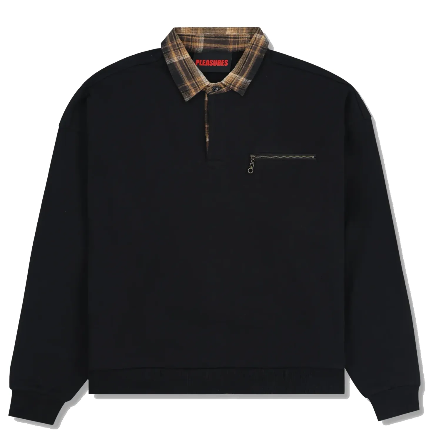 PLEASURES TOWN POLO SWEATSHIRT