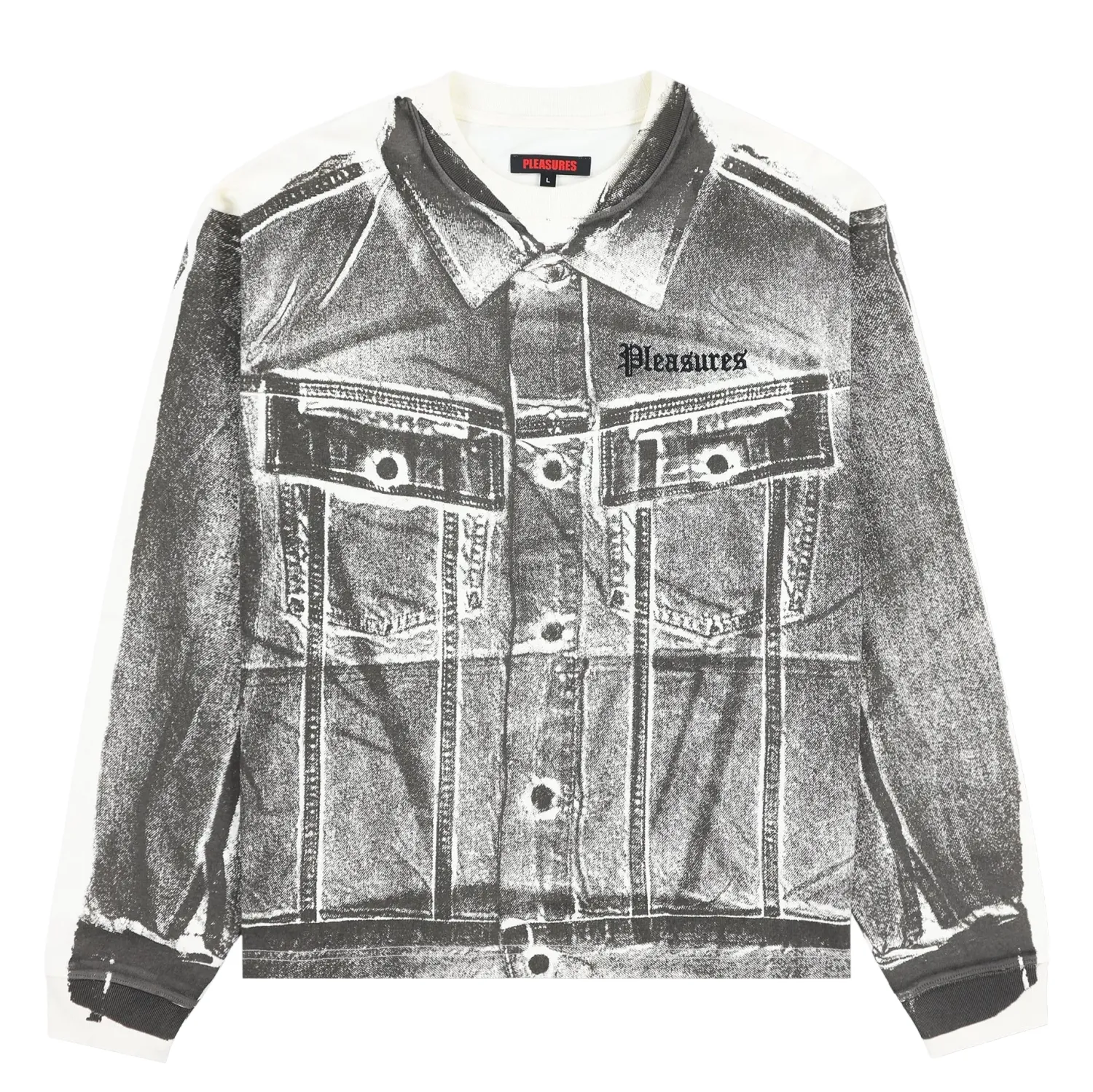 PLEASURES TRUCKER HEAVYWEIGHT LONG SLEEVE SHIRT