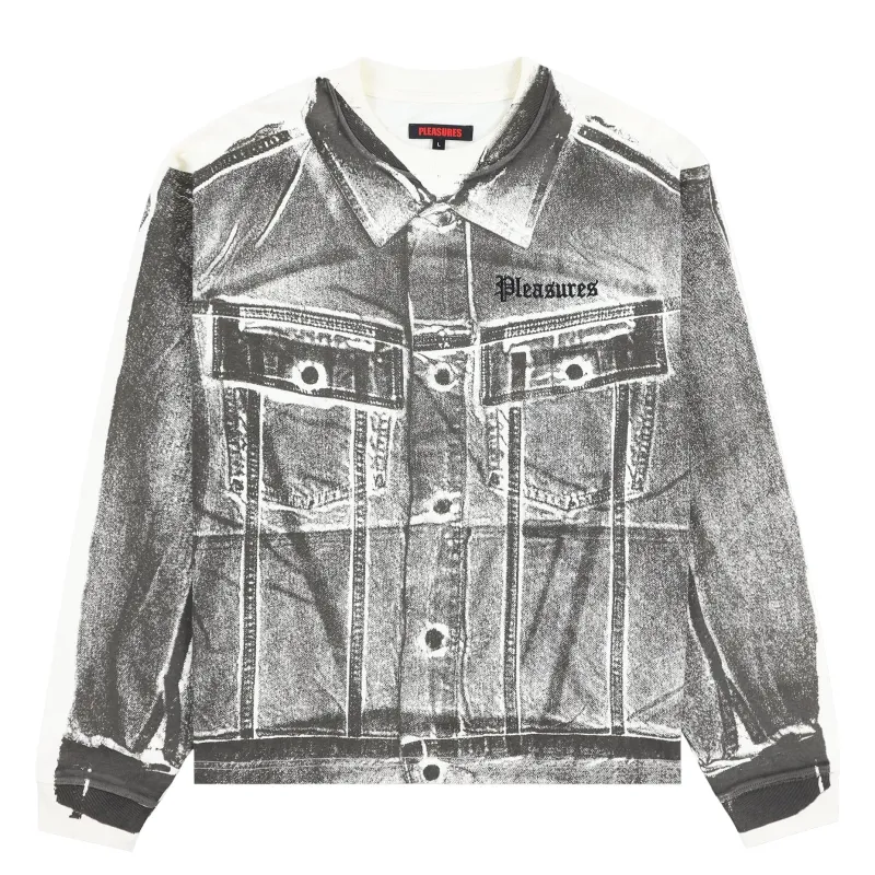 PLEASURES TRUCKER HEAVYWEIGHT LONG SLEEVE SHIRT