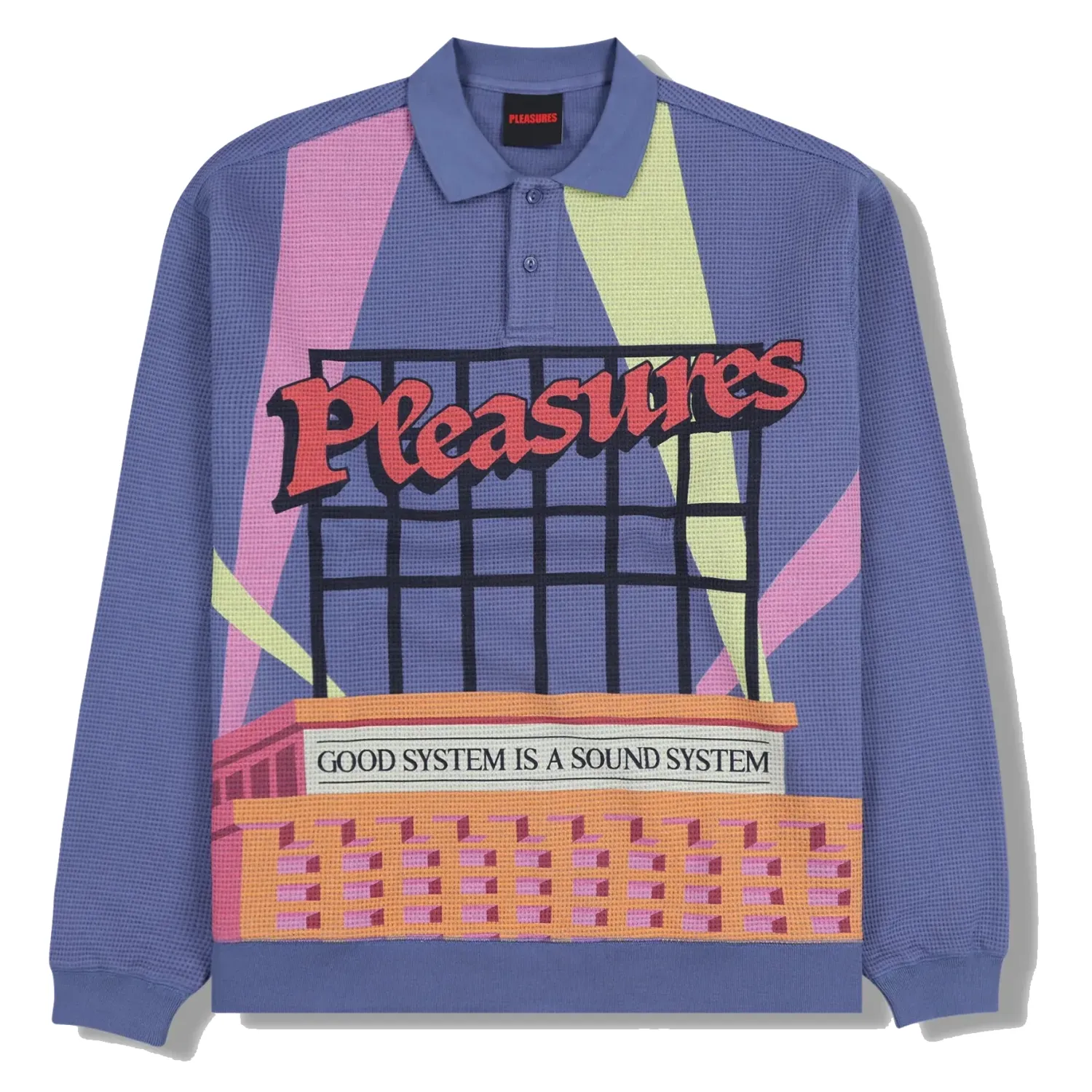 PLEASURES SPOTLIGHT LONG SLEEVE POLO
