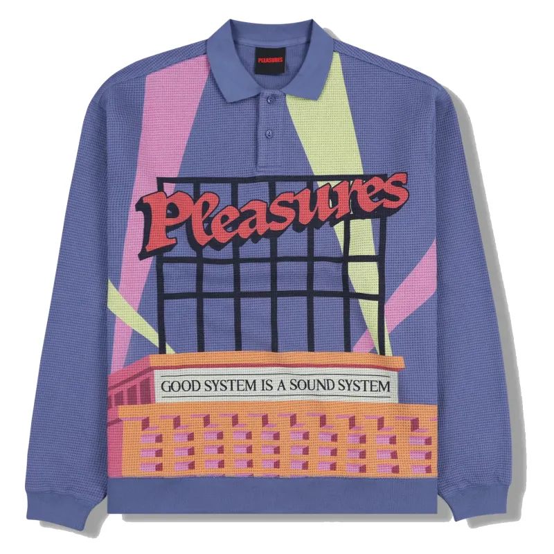 PLEASURES SPOTLIGHT LONG SLEEVE POLO
