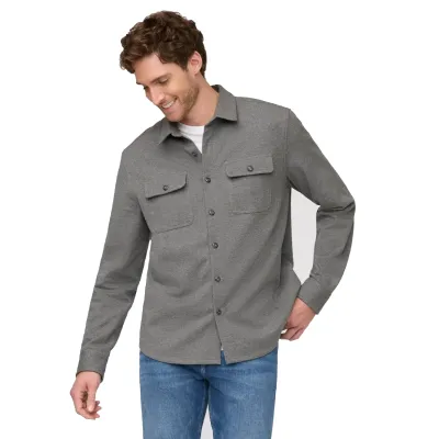 DUER PERFORMANCE FLANNEL BUTTON DOWN SHIRT