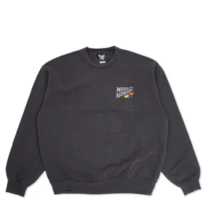 THE QUIET LIFE LONELY PALM MIDDLE OF NOWHERE CREWNECK SWEATSHIRT