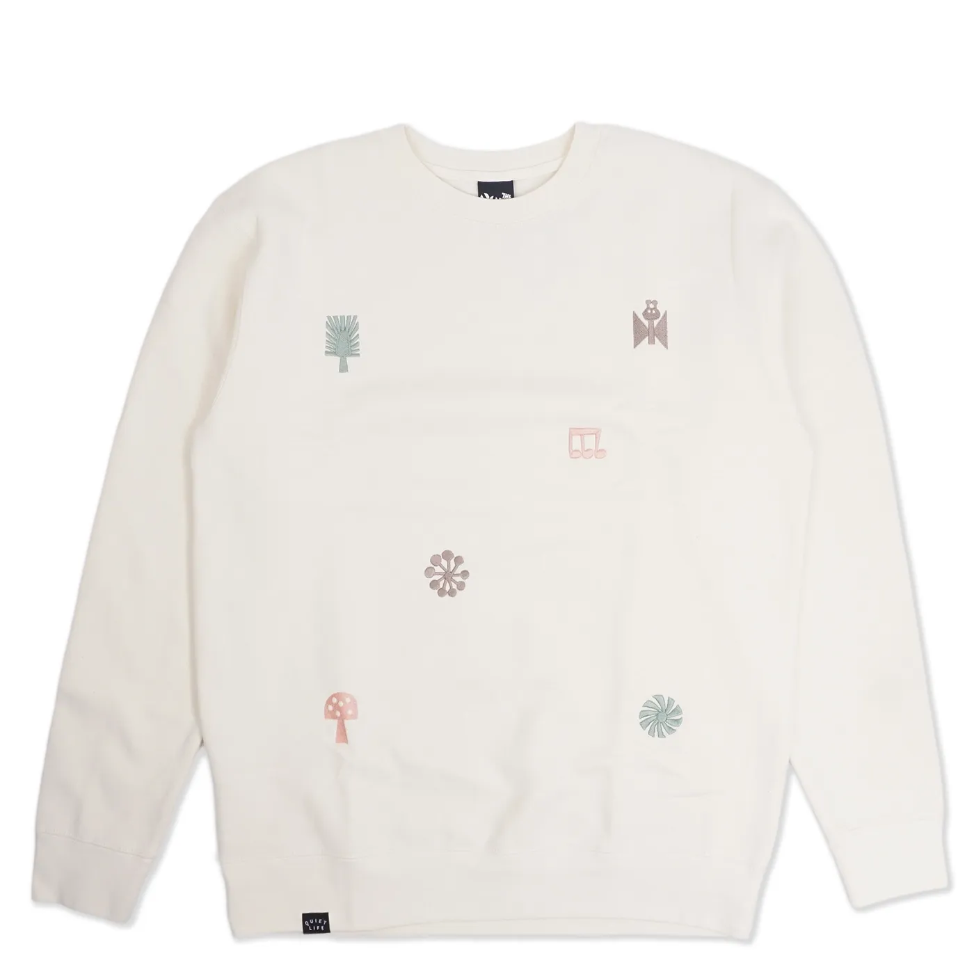 THE QUIET LIFE HIGTON EMBROIDERED CREWNECK SWEATSHIRT
