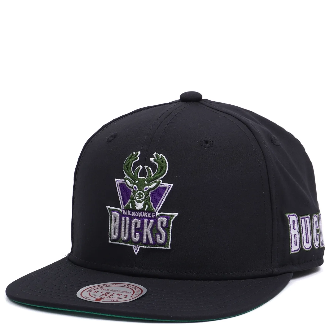 MITCHELL &amp; NESS MILWAUKEE BUCKS APRIL SHOWERS SNAPBACK HAT
