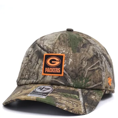 &#39;47 BRAND GREEN BAY PACKERS REALTREE GHILLIE EARFLAP CLEAN UP HAT