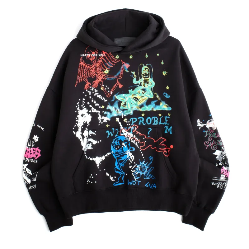 JUNGLES TEST PRINT HOODIE