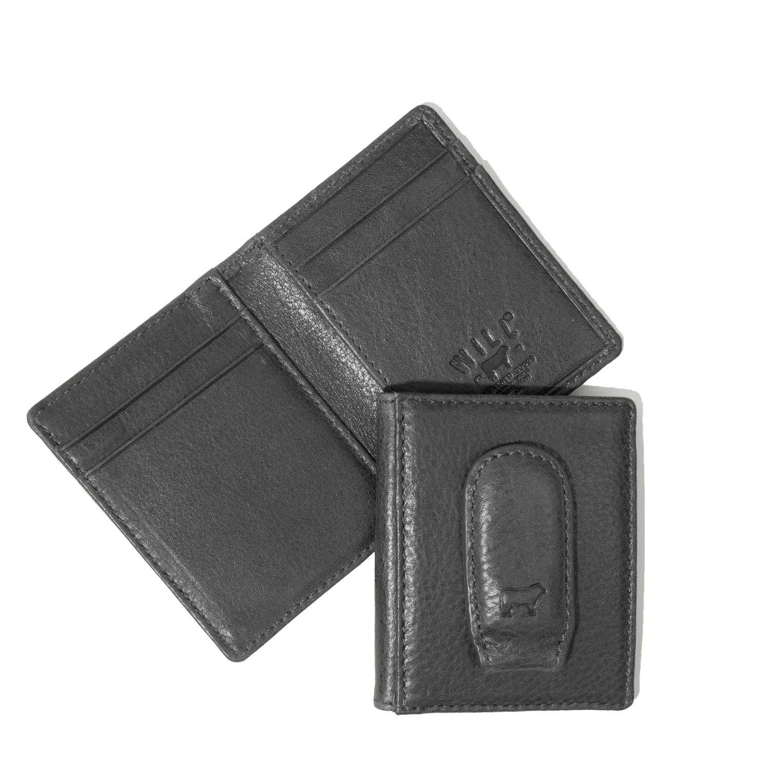 WILL LEATHER GOODS CLASSIC MONEY CLIP FRONT POCKET