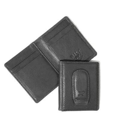 WILL LEATHER GOODS CLASSIC MONEY CLIP FRONT POCKET