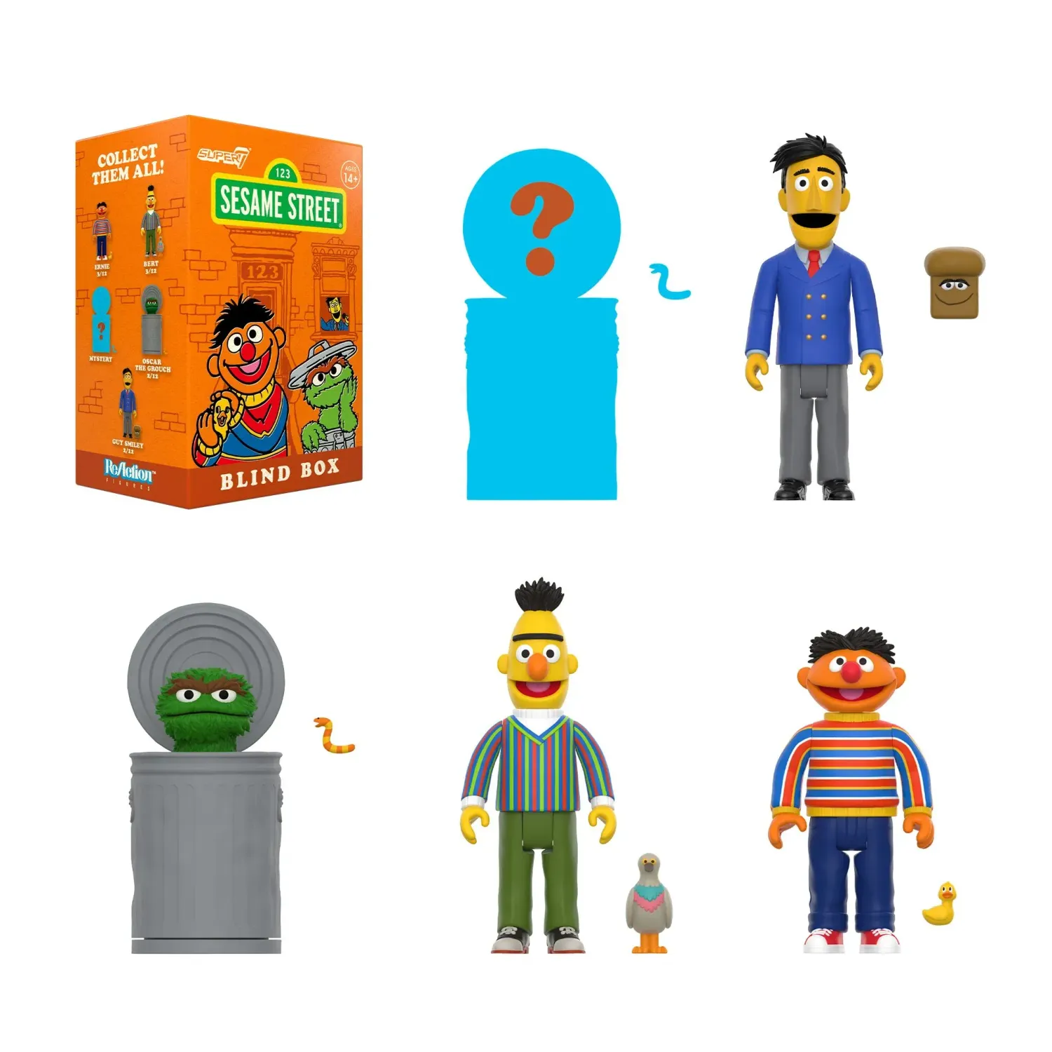 SUPER7 SESAME STREET BLIND BOX WAVE 03 - INDIVIDUAL BLIND BOX