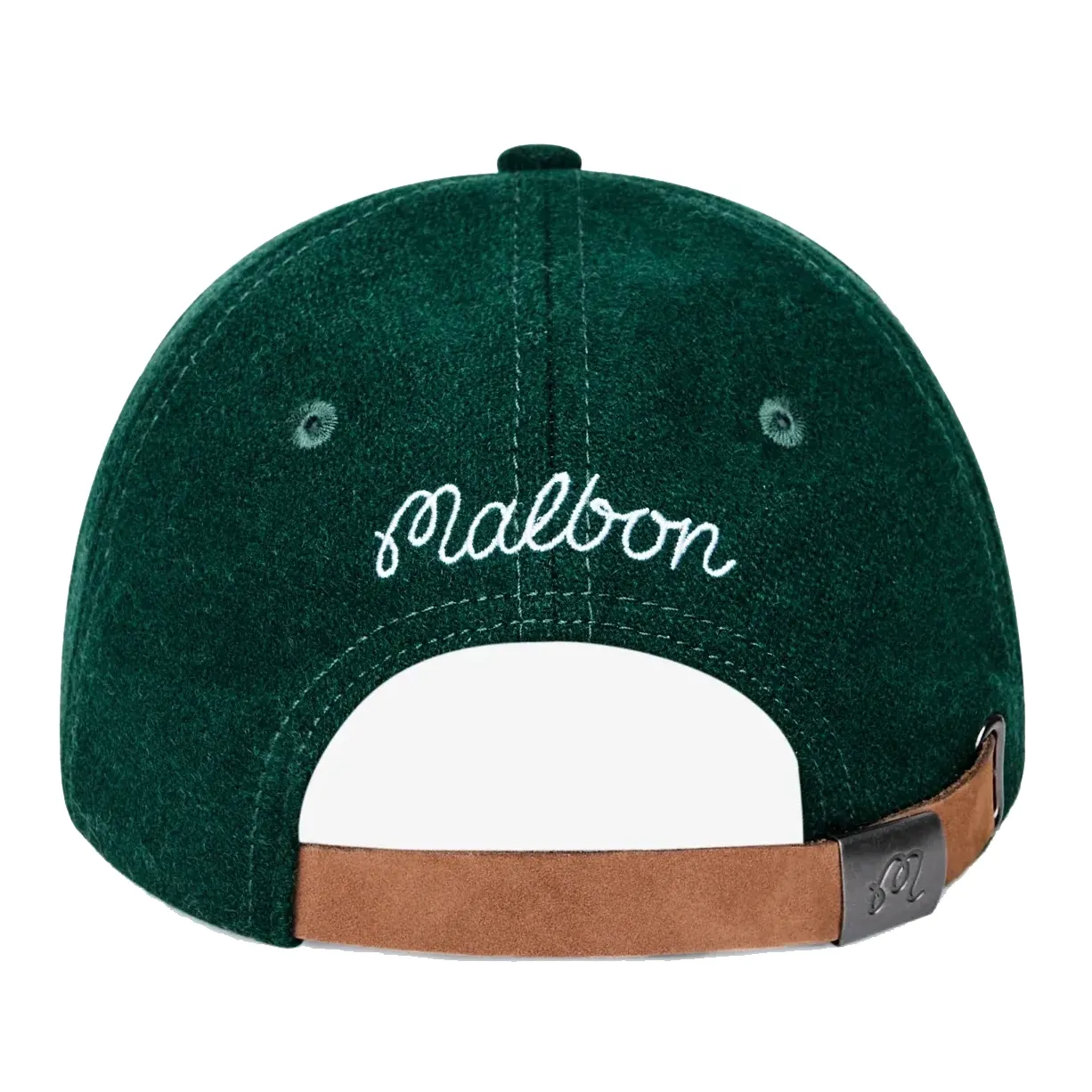 Malbon Golf Mistleflow Dad Hat Hunter Green – Holiday Wool Cap