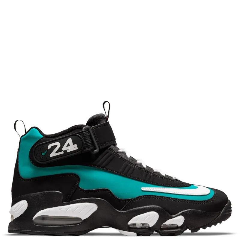Medial side view of Nike Air Griffey Max 1 Freshwater with visible Max Air cushioning.
