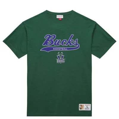 MITCHELL &amp; NESS MILWAUKEE BUCKS HWC LEGENDARY SLUB PREMIUM TEE  