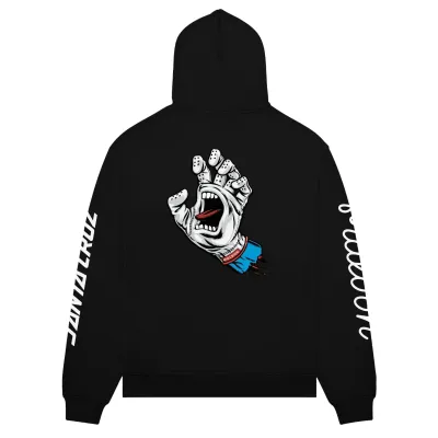 MALBON GOLF FESQUE SCREAMING HAND PULLOVER HOODIE    