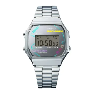 CASIO A168WEPC-7A PAC-MAN WATCH
