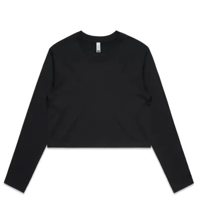 ASCOLOUR WOMEN'S CROP LONG SLEEVE TEE  