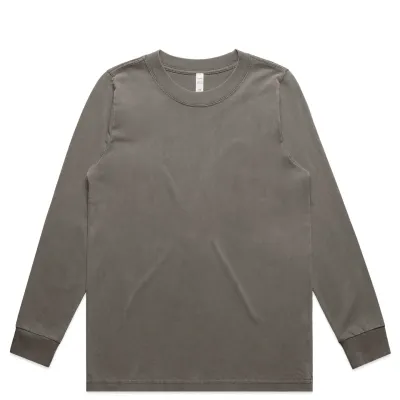 ASCOLOUR WOMEN'S HEAVY FADED LONG SLEEVE TEE 